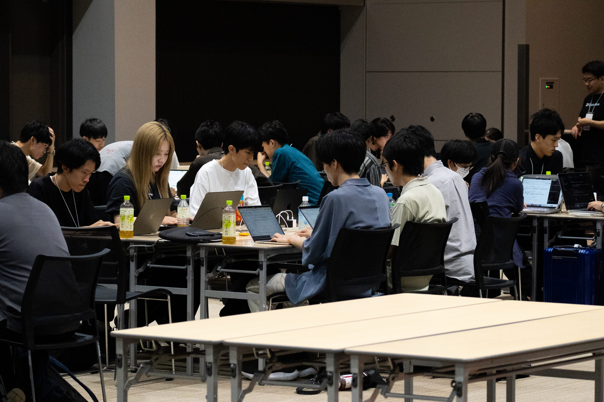 ハッカソン会場の様子
