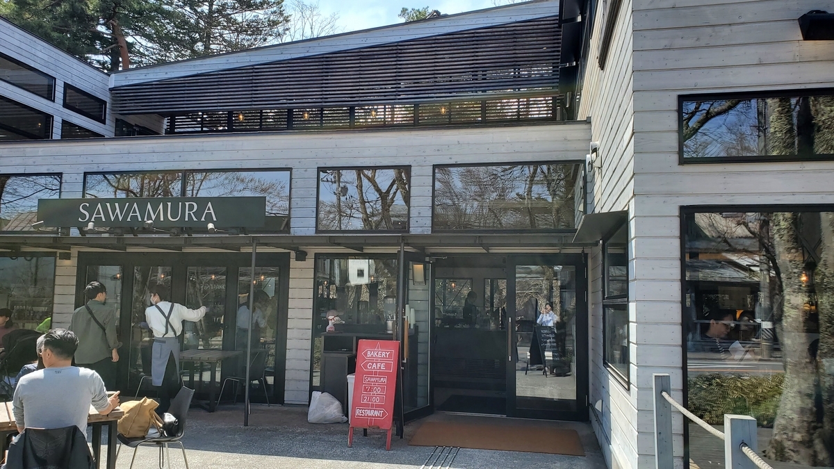 ベーカリー＆レストラン 沢村 旧軽井沢店の外観