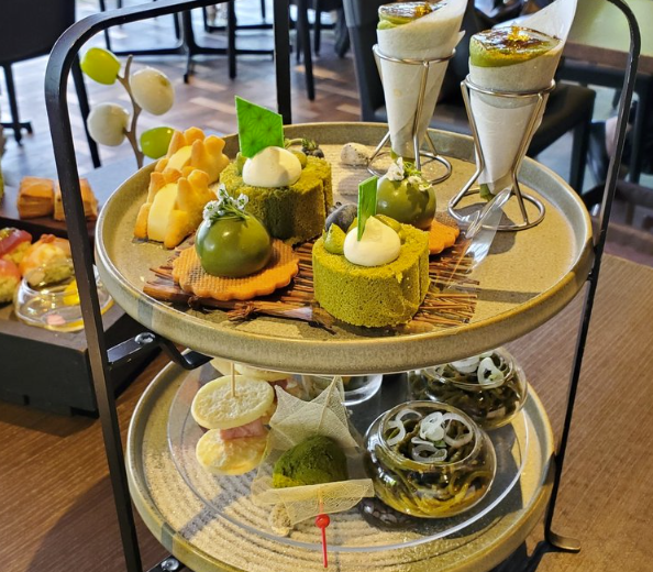 プリンスホテル 抹茶アフタヌーンティー スイーツ タワー