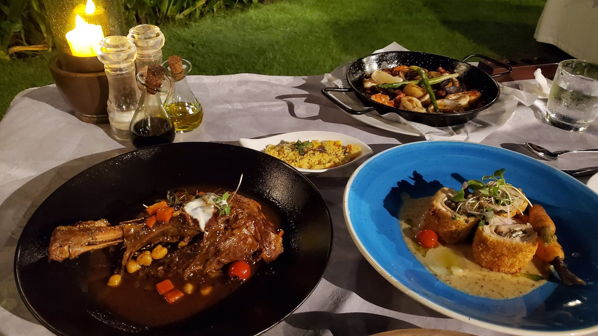 dinner at the samaya seminyak bali