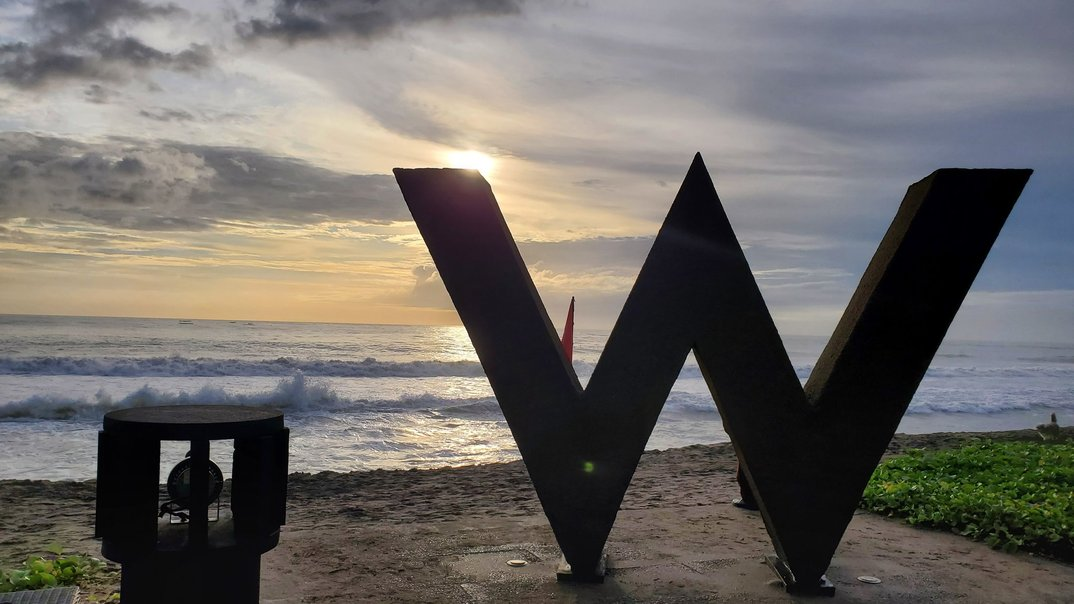 the seaside monument at W Bali - Seminyak