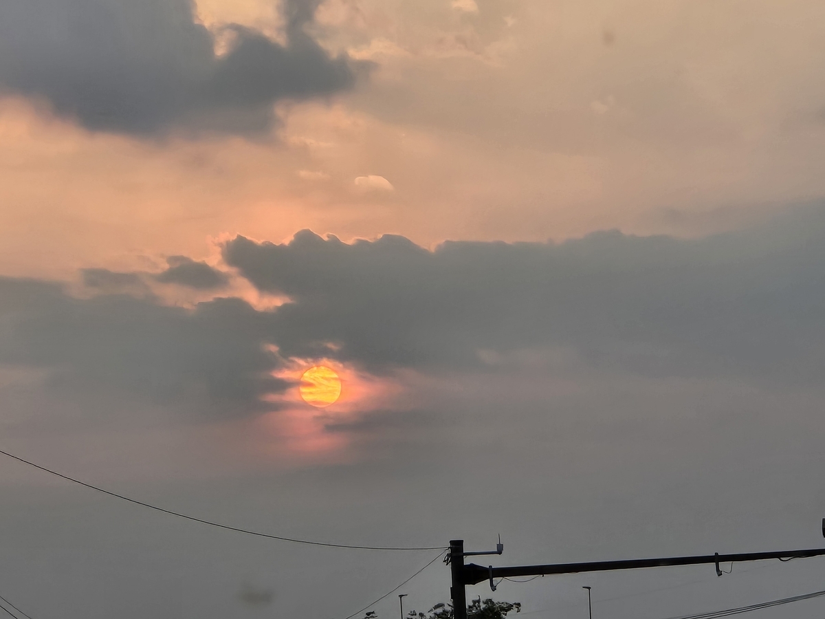 夕日