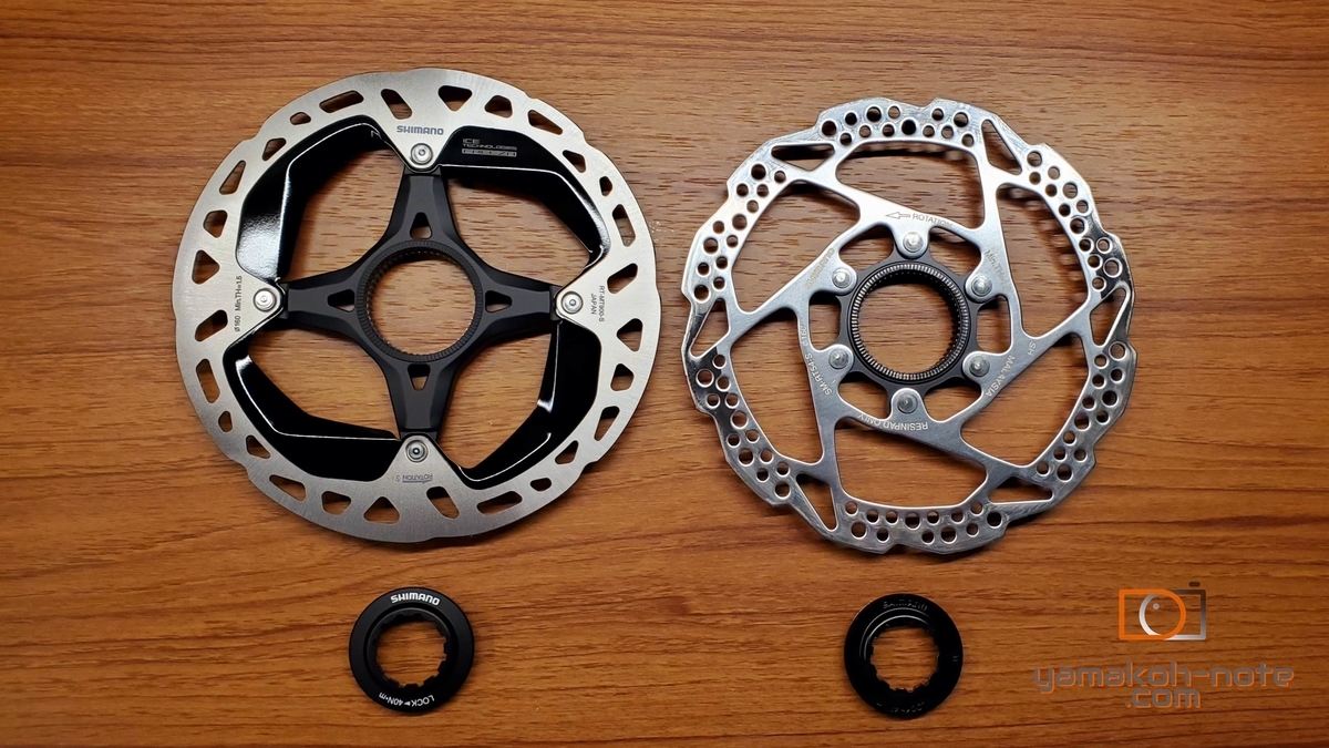 シマノディスクローター RT-MT900デュラエース 160&140mmセット①