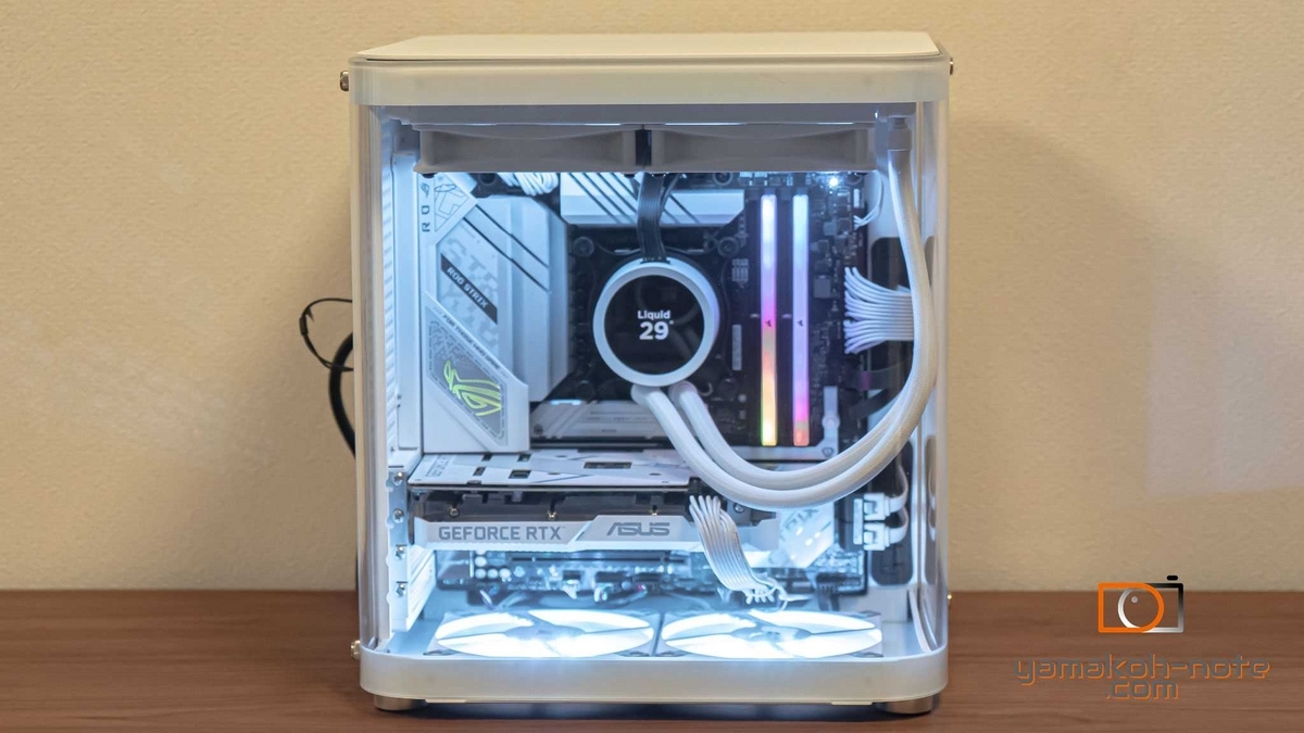 Jonsbo TK-1】曲面ガラス搭載Micro ATXケースで白PCを組む - Yamakohの