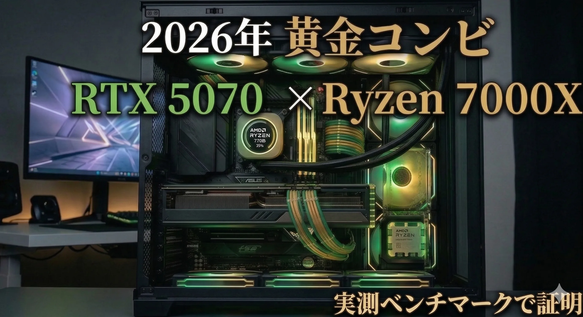 RTX 5070とRyzen 7 7700