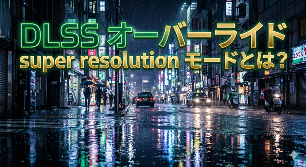 dlss オーバーライド super resolution モード