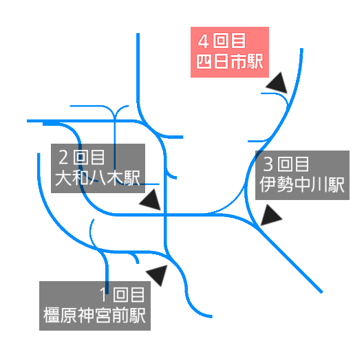 近鉄の４列車乗り継ぎ ５列車乗り継ぎ特急券 Yata Tetsu S Diary やたてつのブログ