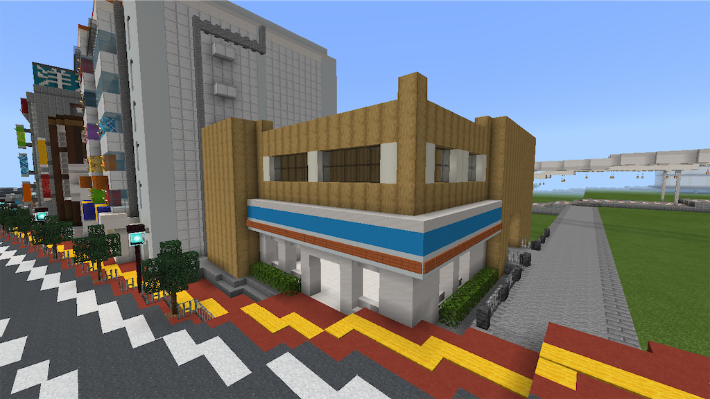 マイクラでコンビニが入るビルを作る Minecraft 71 Yo Craft ヨークラフト
