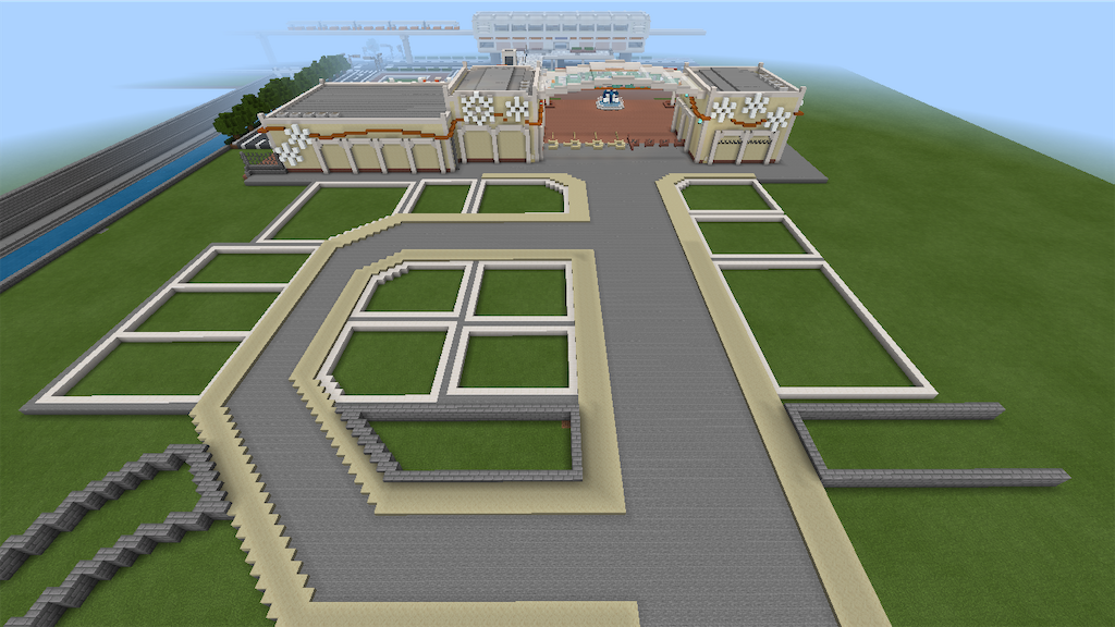 マイクラで遊園地を作る Part2 メインストリートの制作 Minecraft 76 Yo Craft ヨークラフト