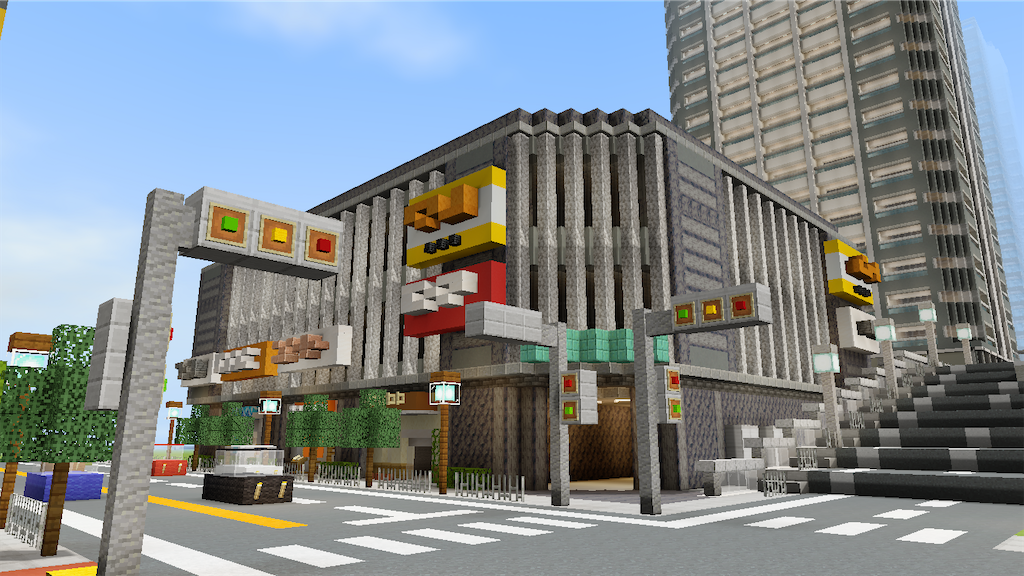 玄武岩の使い道を考えて マイクラで雑居ビルを作る Minecraft 106 Yo Craft ヨークラフト
