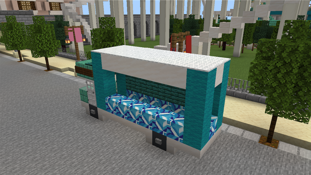 マイクラでキッチンカーを作る Minecraft 128 Yo Craft ヨークラフト