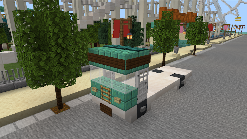 マイクラでキッチンカーを作る Minecraft 128 Yo Craft ヨークラフト
