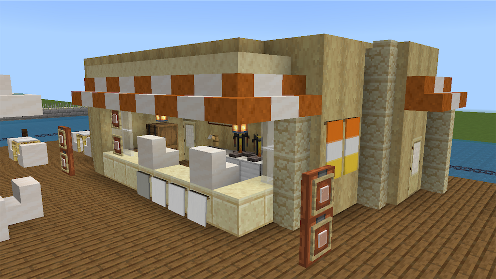 マイクラで水上レストランを作る Minecraft 131 Yo Craft ヨークラフト