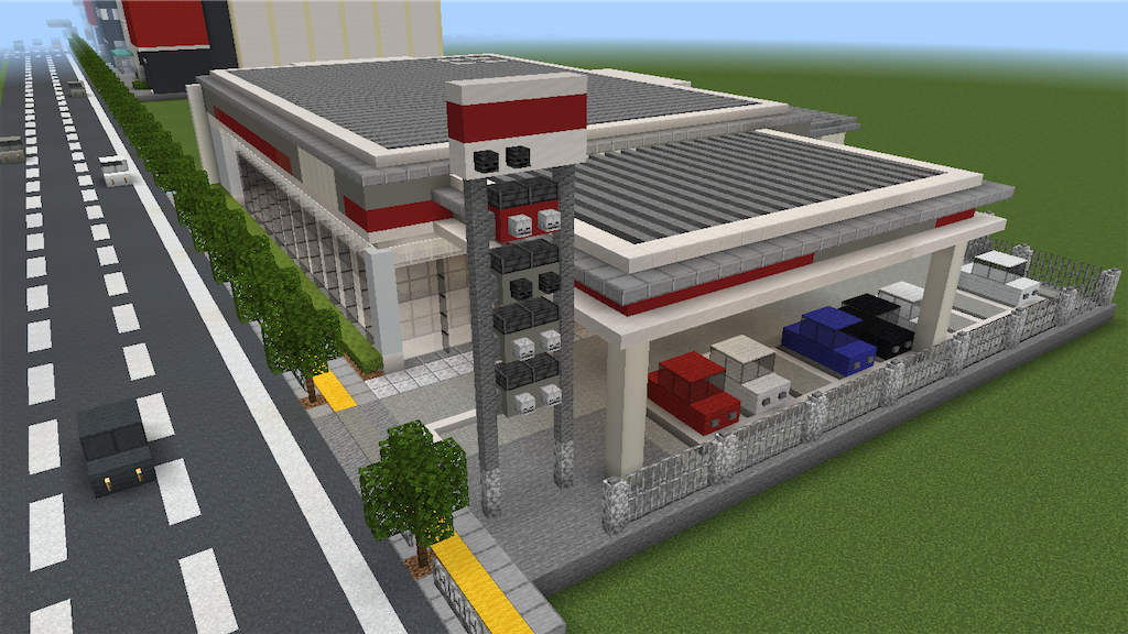 マイクラで車の販売店 カーディーラー を作る Minecraft 133 Yo Craft ヨークラフト