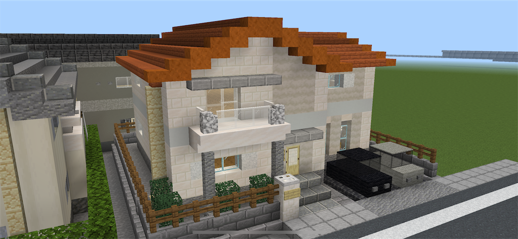 マイクラでオレンジ屋根の住宅を作る Minecraft 147 Yo Craft ヨークラフト