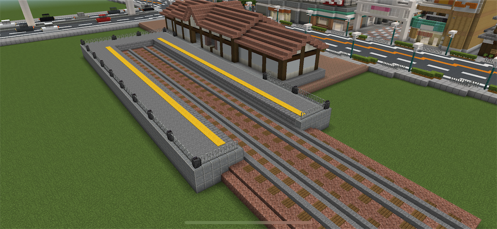鉄道駅 マイクラでレトロな駅を作る Minecraft 168 Yo Craft ヨークラフト