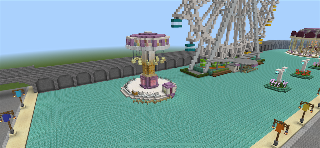遊園地 マイクラでコーヒーカップ ティーカップ を作る Minecraft 187 Yo Craft ヨークラフト