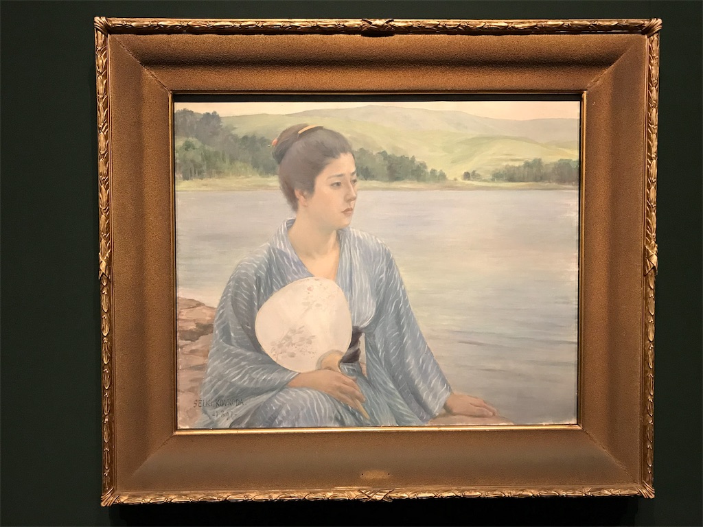 数量限定！在庫処分セール 売り切れ御免 黒田 清輝、夏木立、希少画集画、新品額装付（山本芳翠、黒田 絵画