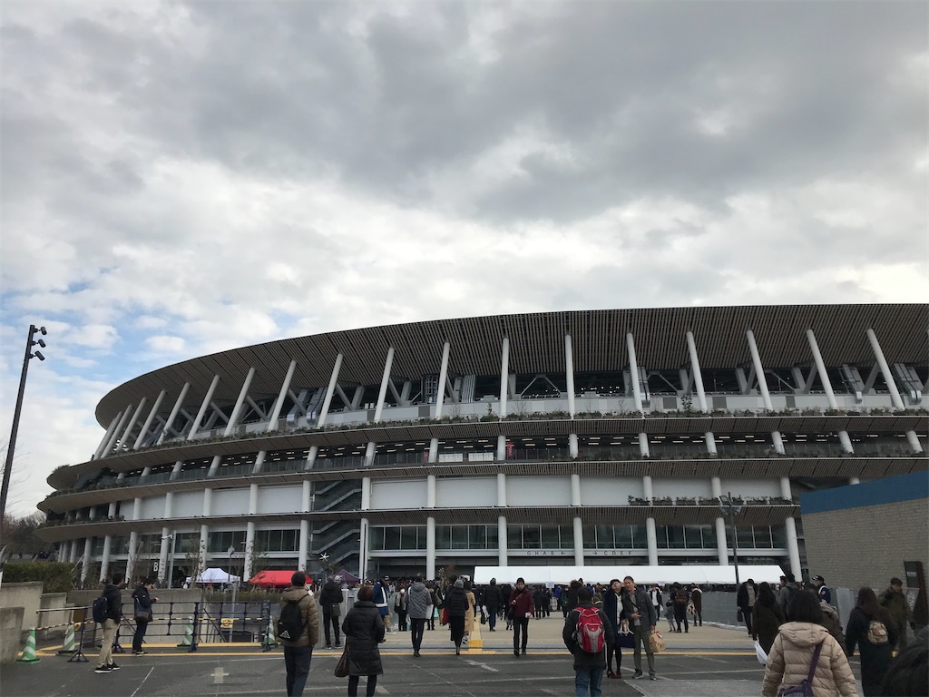 ラグビー 大学選手権 決勝 自由席 1/11 新国立競技場 のりえレシピ: 全国大学ラグビー選手権決勝（新国立競技場