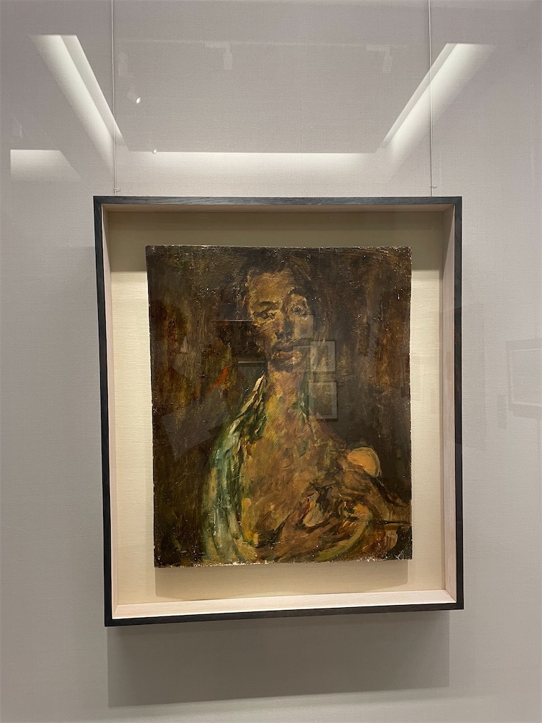 真作保証】小貫政之助「女」水彩画 額装 抽象画 美人 絵画 真作保証