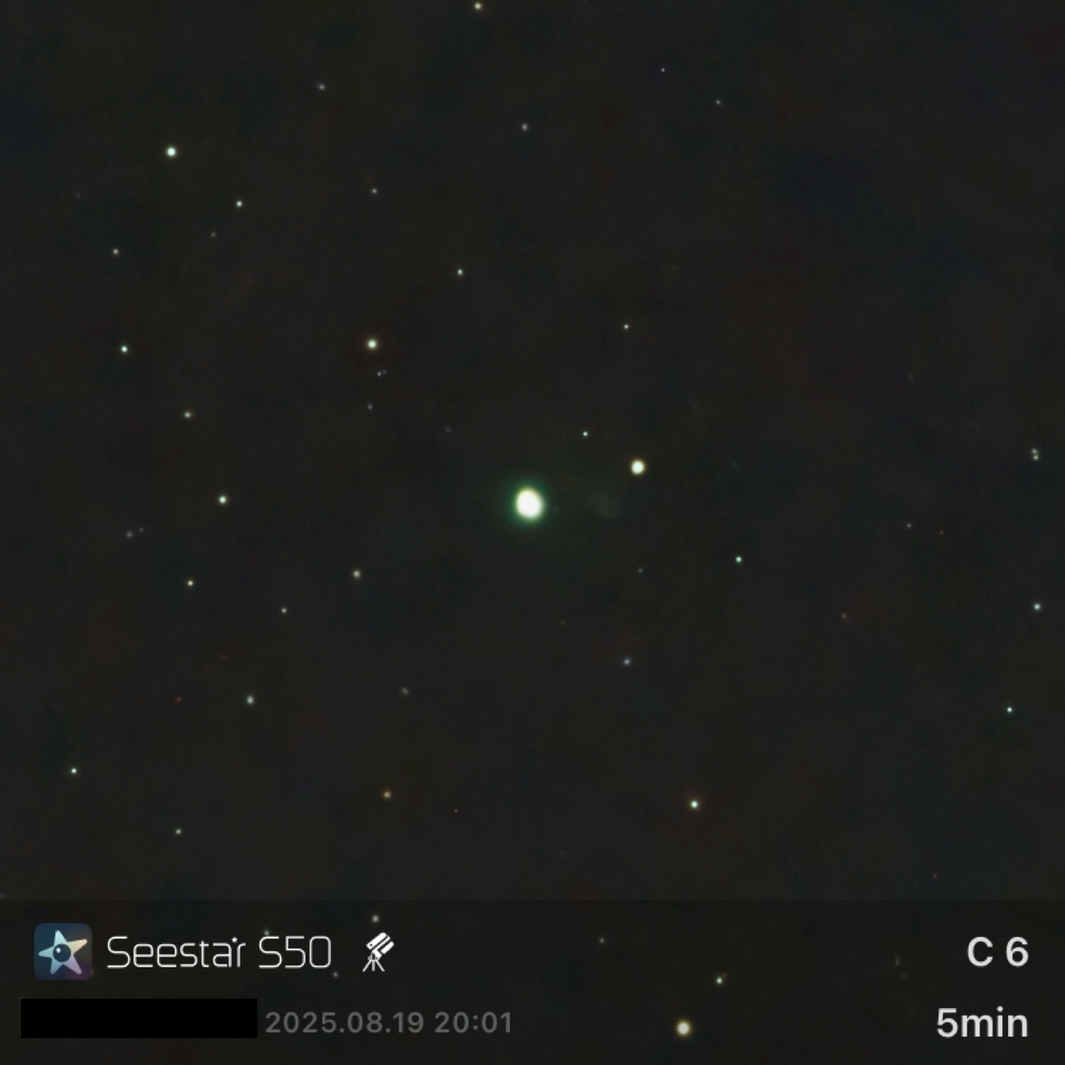 星見娘で電視観望5135(C6 キャッツアイ星雲 in Dra) - よしべや自然博物館