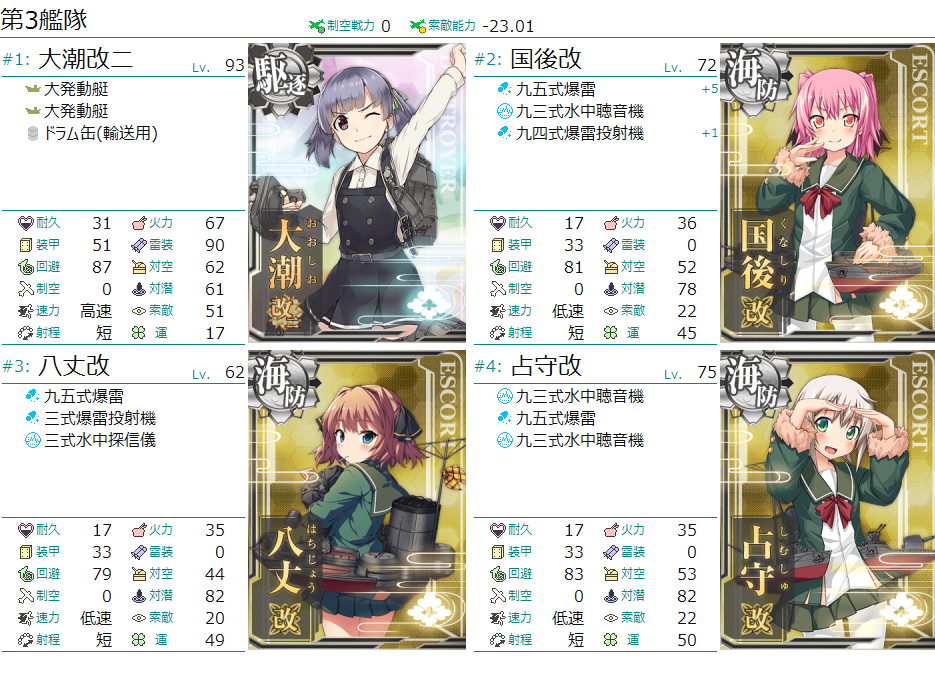 艦これ 遠征任務 兵站強化遠征任務 拡張作戦 攻略 年9月任務 よしみつ速報