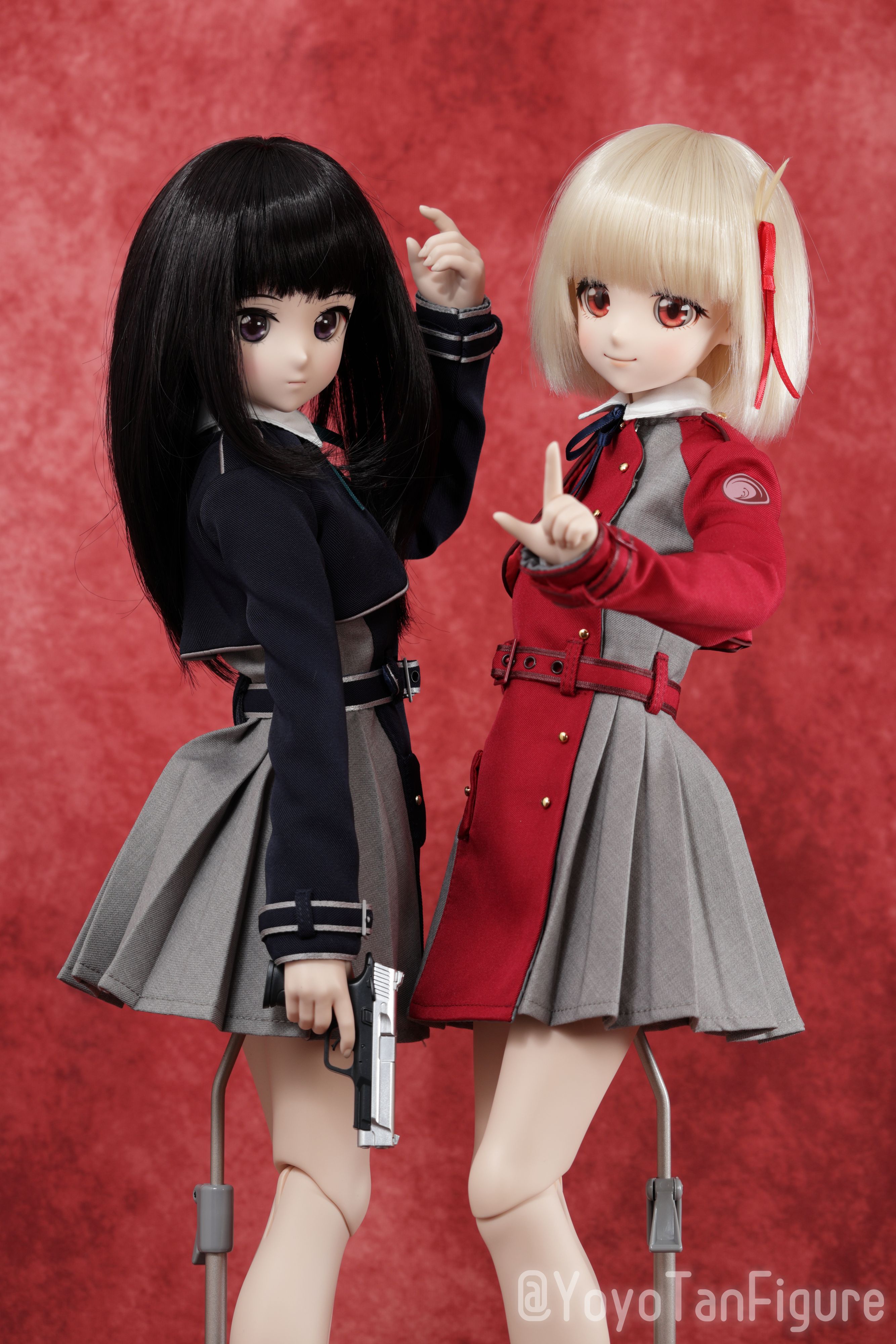 ドール撮影 Dollfie Dream Sister 錦木千束 井ノ上たきな 1 - よ