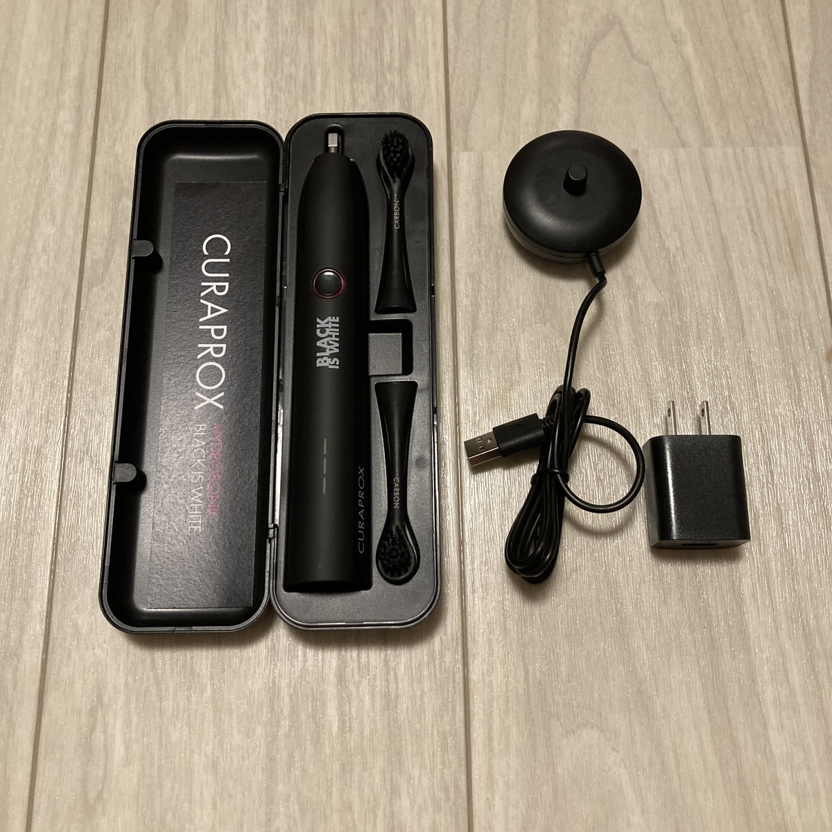 クラプロックス CURAPROX 電動歯ブラシ ブラックイズホワイト （Black is white） 歯ブラシ 歯医者 歯科 定期健診 歯列矯正 矯正