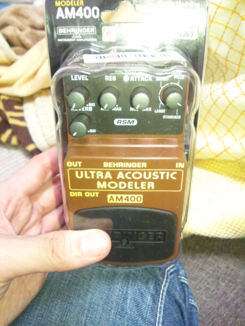 BEHRINGER Ultra Acoustic Modeler AM400 - かなでごと（”Soul Tracks