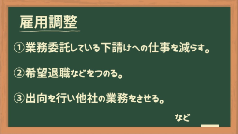 雇用調整