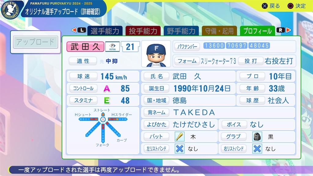 武田久(2011) - ゆるーくパワプロ