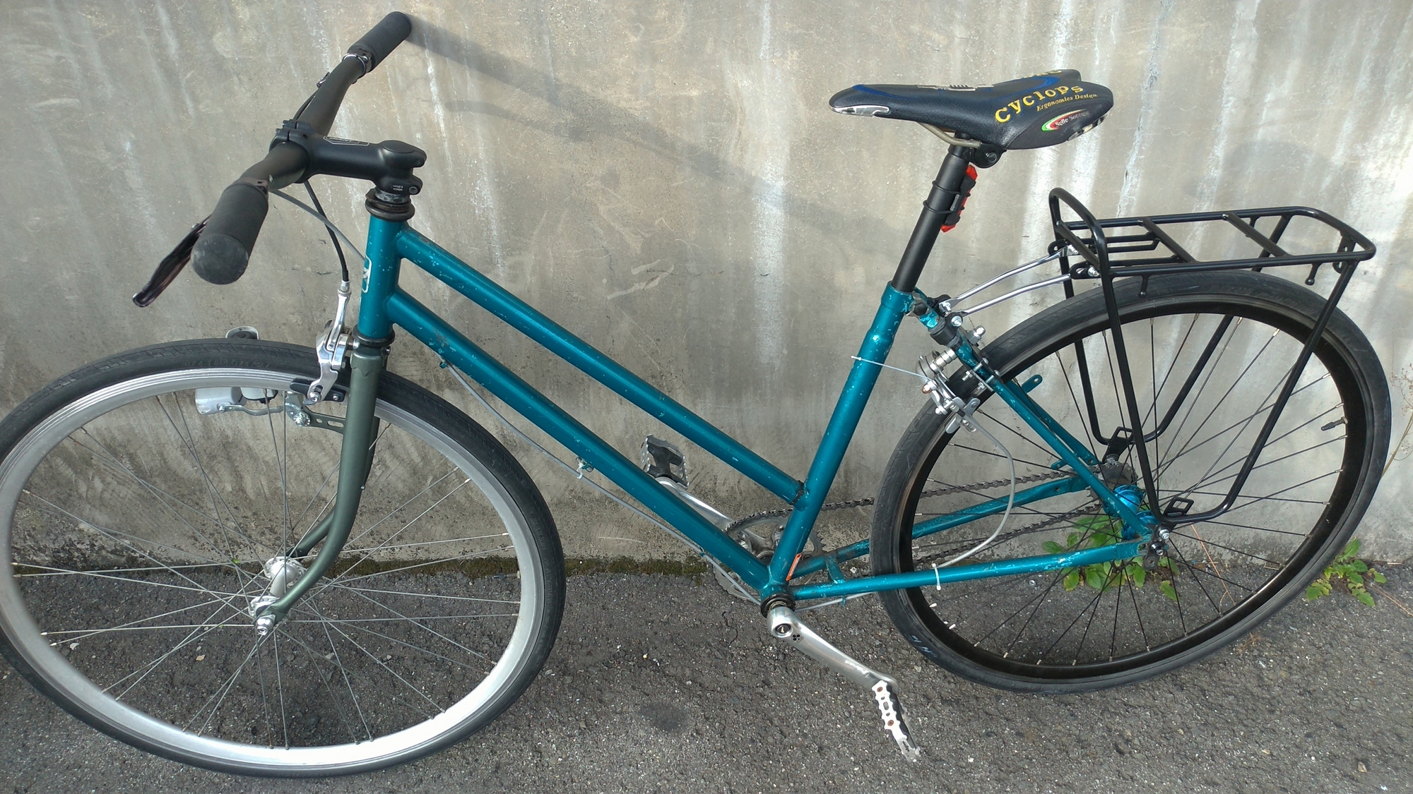 シングルスピード自転車 黒 700C（←検）ママチャリ　改造 シングルスピード自転車 黒 700C（←検）ママチャリ 改造 - メルカリ
