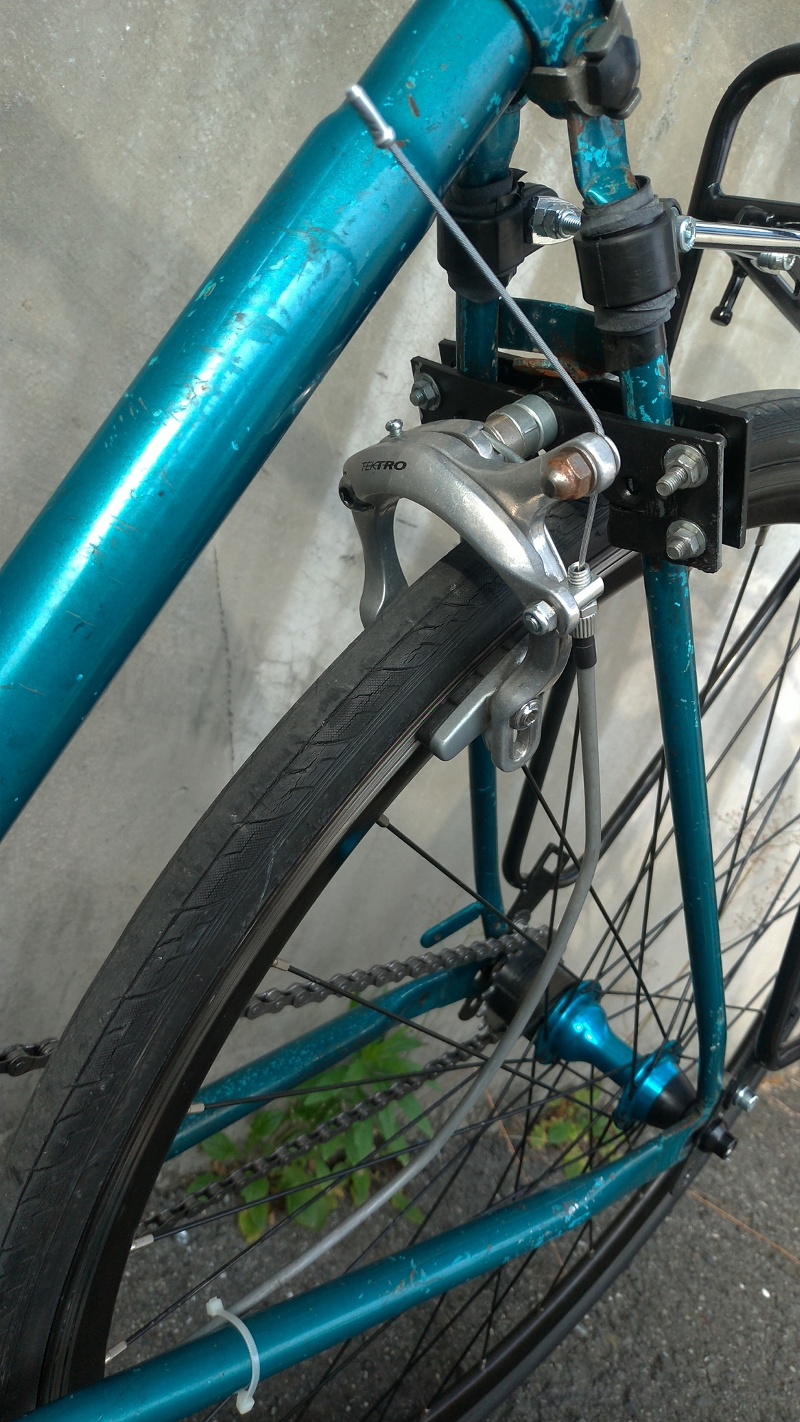 シングルスピード自転車 黒 700C（←検）ママチャリ 改造 - メルカリ