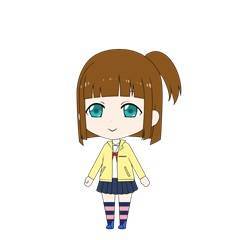 ちびキャラ(「ちびキャラメーカー」 で遠藤作成)