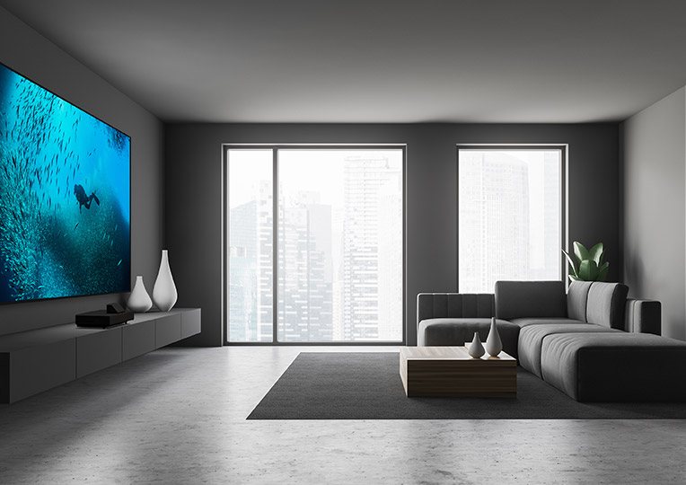 我が家のリビングシアターをご紹介 その1 - Atrium House