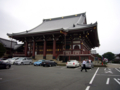 [池上本門寺]大堂を裏から。寺務所がこちら側にあります。