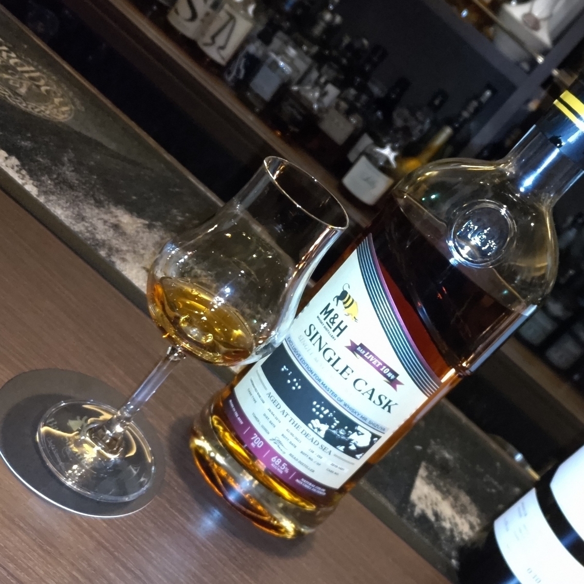 熱さまシートCASK Dead Sea Mr. SHIZUYA M＆H シングルカスク DeadSea for Master of Whisky Mr.SHIZUYA