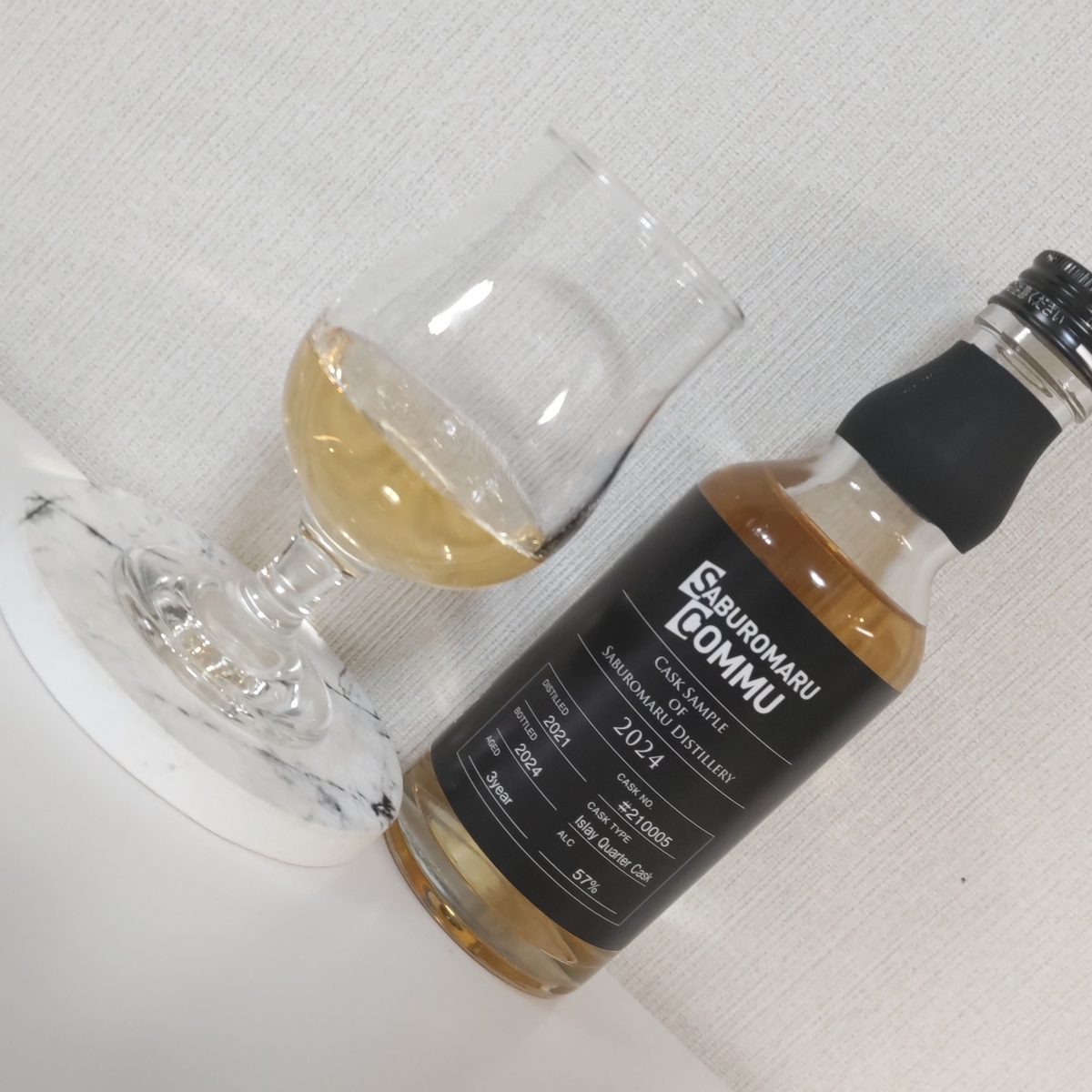 三郎丸コミュ　カスクサンプル(200ml) 4本セット 三郎丸蒸留所 三郎丸コミュ カスクサンプル 2種(2024年版