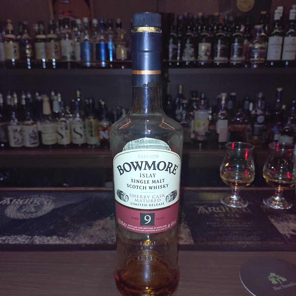 ボウモア9年 シェリーカスクマチュアード - ZeekなGoe のんべぇブログ