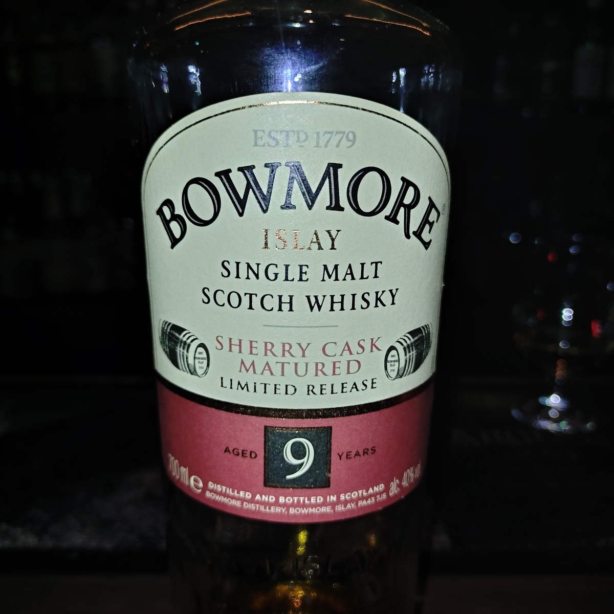 ボウモア9年 シェリーカスクマチュアード - ZeekなGoe のんべぇブログ