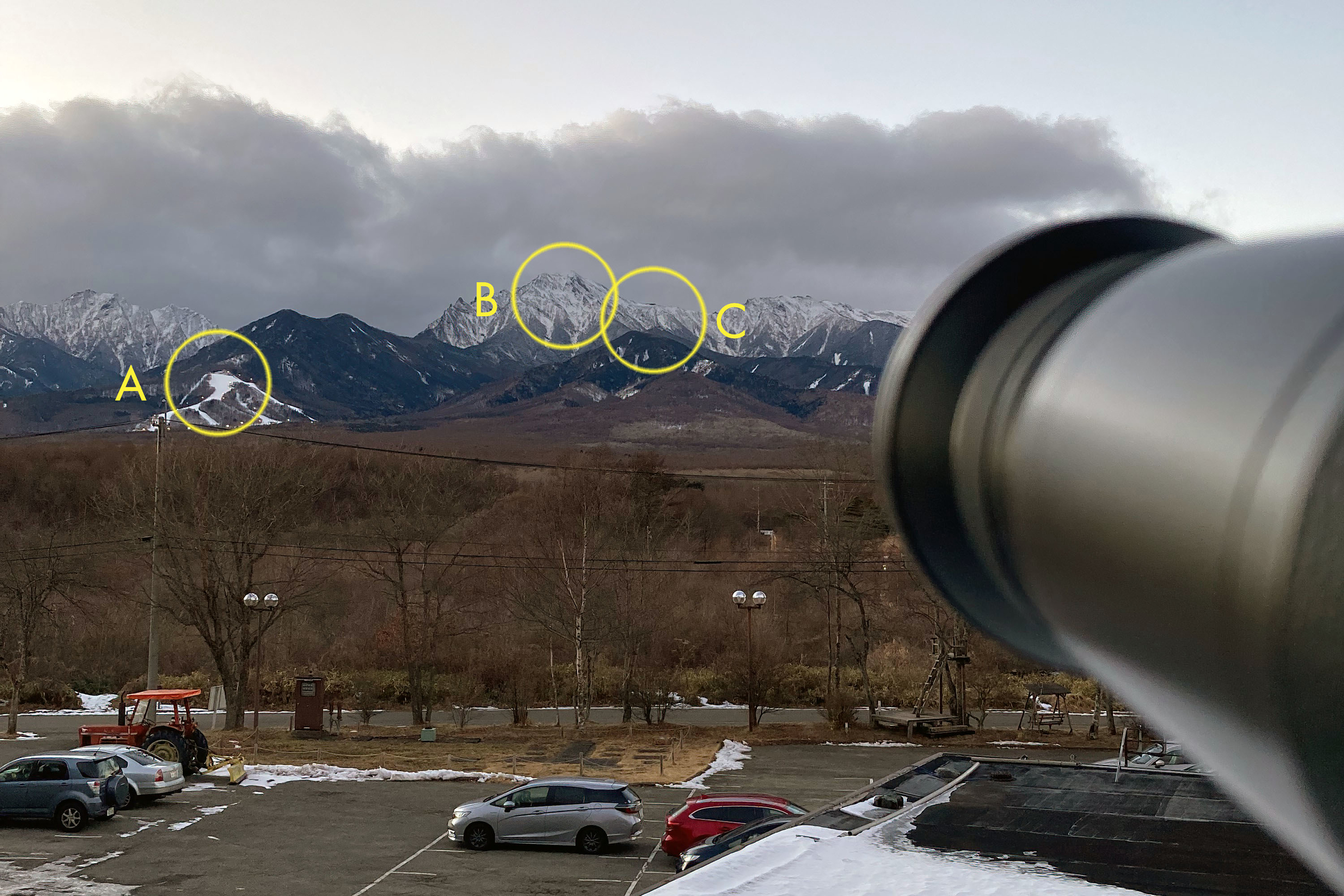 雪化粧の八ケ岳