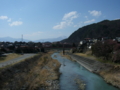 [風景・景観][桜]三峰川沿いの桜 カットNo.002