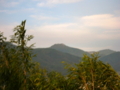 [風景・景観][夕焼け][空]遠方に美ヶ原