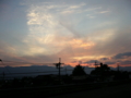 [風景・景観][空][夕焼け]2009年6月25日の夕暮れ