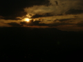 [風景・景観][空][夕焼け]2009年6月25日の夕暮れ