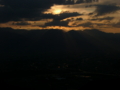 [風景・景観][空][夕焼け]2009年6月25日の夕暮れ