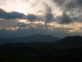 [風景・景観][空][夕焼け]2009年07月13日の夕暮れ（松本市方面）