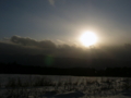 [風景・景観][空][雲][夕焼け]2010年2月6日の夕暮れ