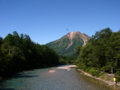 [風景・景観][空][河川][山]焼岳・梓川