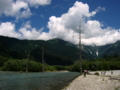 [風景・景観][河川][湖][空]上高地・大正池